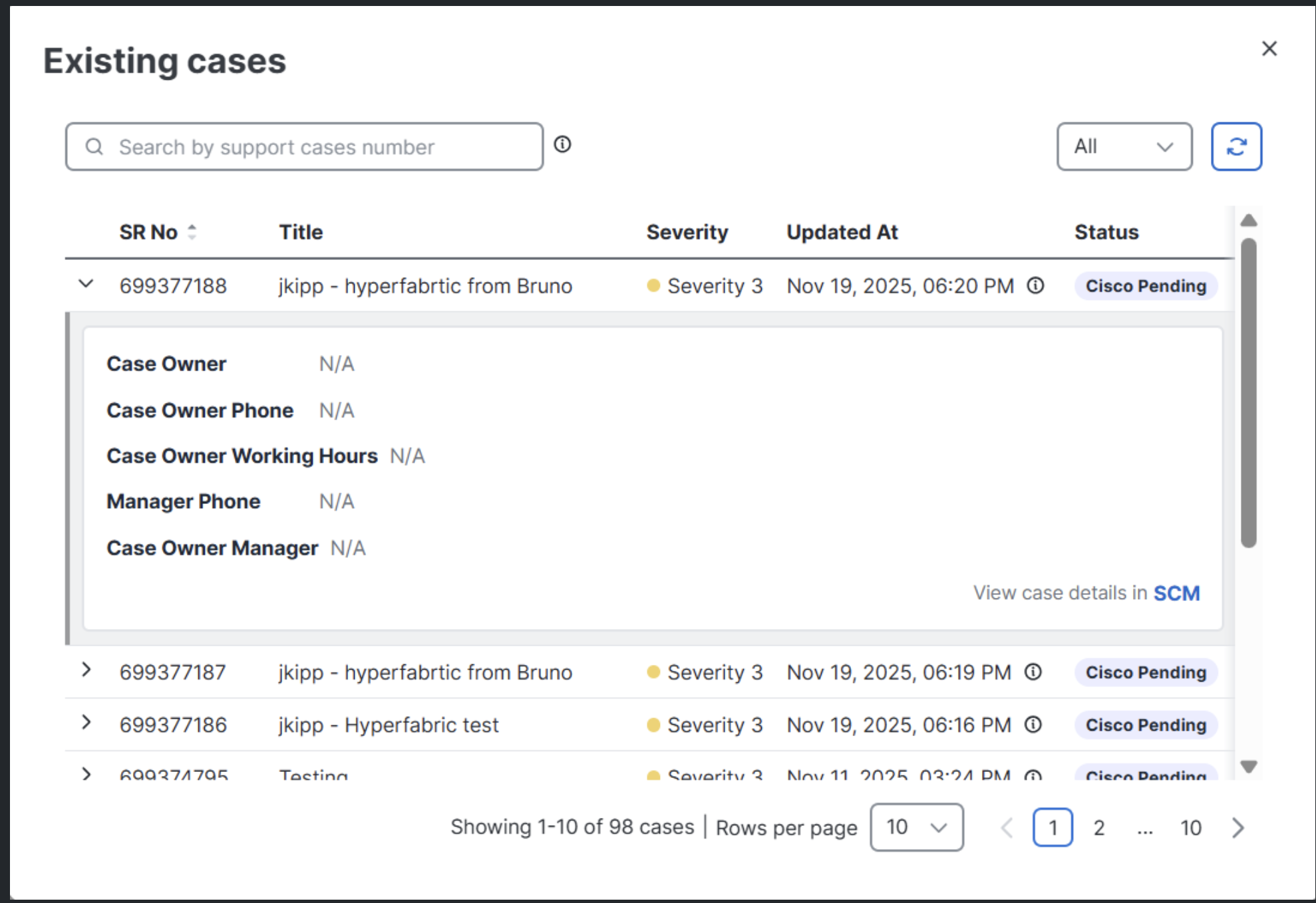 Support Case Manager