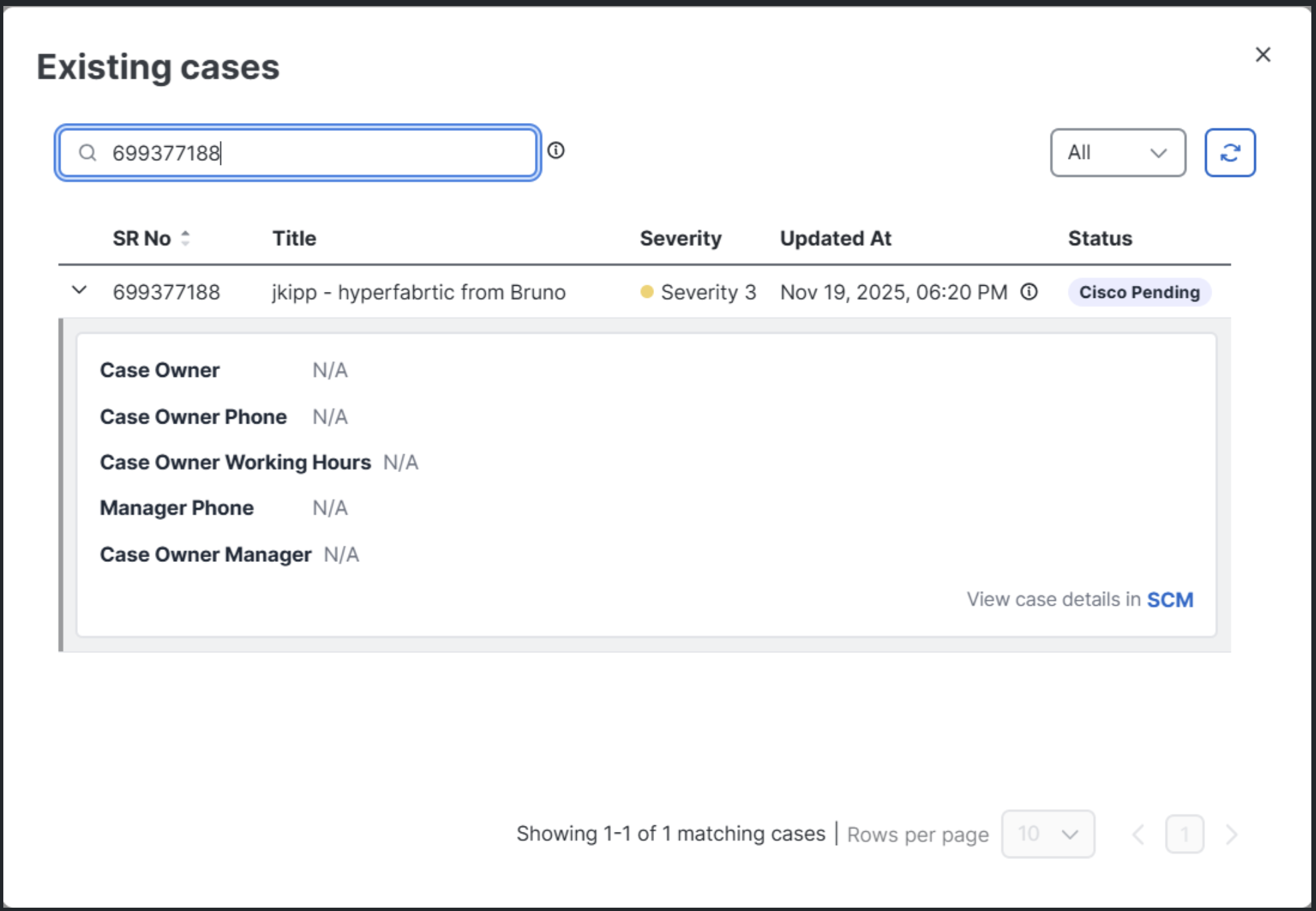 Support Case Manager