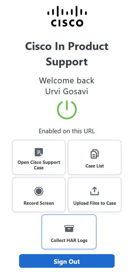 Initiate HAR Log Capture