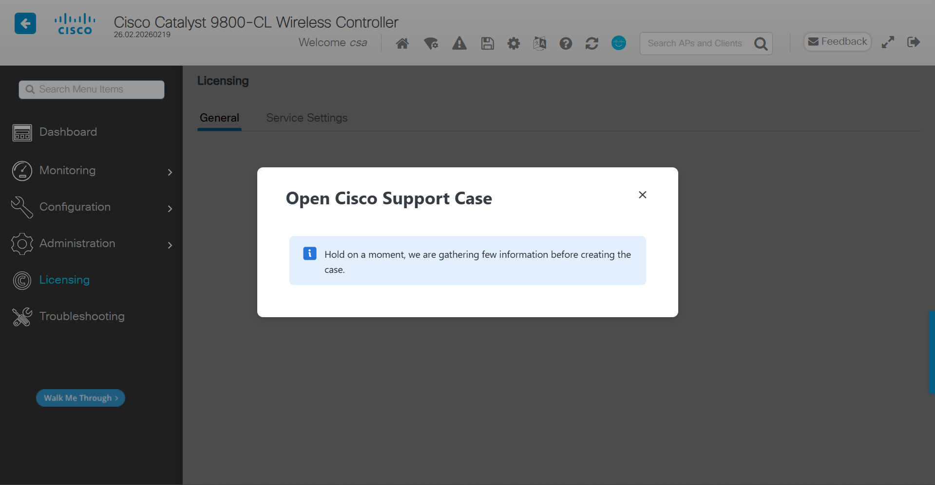Complete Case Creation